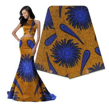 

2019 wax cottonafrican cottonreal dutch wax veritable wax cottonfor patchwork sewing red and yellow H170824