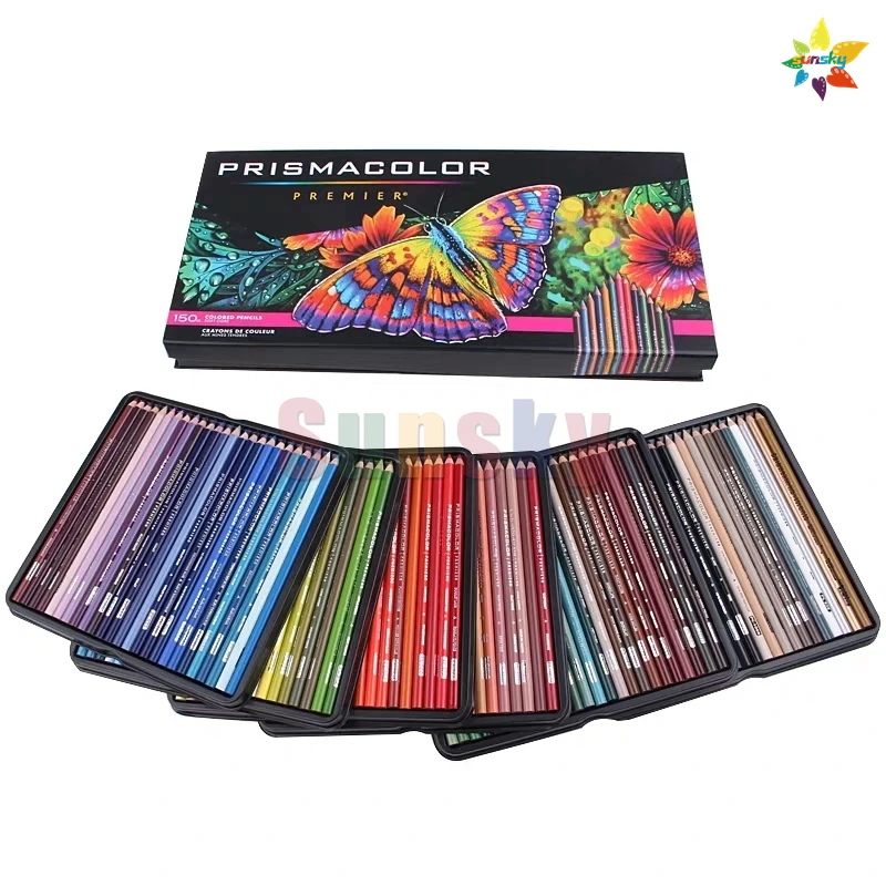 Prismacolor Premier 油性色鉛筆 150本セット Prismacolor Premier Colored Pencils Complete Set of 150
