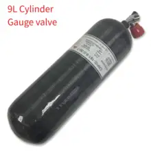 AC10911 винтовка цилиндр сжатого воздуха Pcp 6.8L/9L/12L акваланга 4500 Psi Дайвинг шар с манометром din Клапан