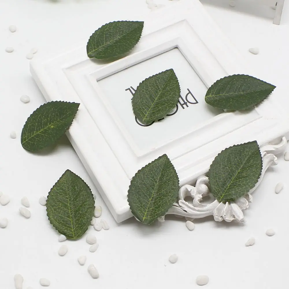 Искусственные высокие искусственные шелковые зеленые листья 30 шт./лот украшение