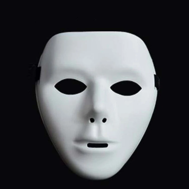 Movie Masquerade Anonymous Face Mask Halloween Party Cosplay Masks Props for Adult Kids Film Theme Mask Anime Costumes Supplies