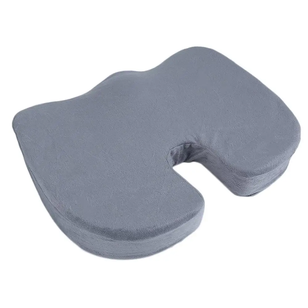 New Car U-Shape Seat Cushion Travel Breathable Seat Cushion Coccyx Orthopedic Memory Foam U Seat Massage Chair Cushion Pad