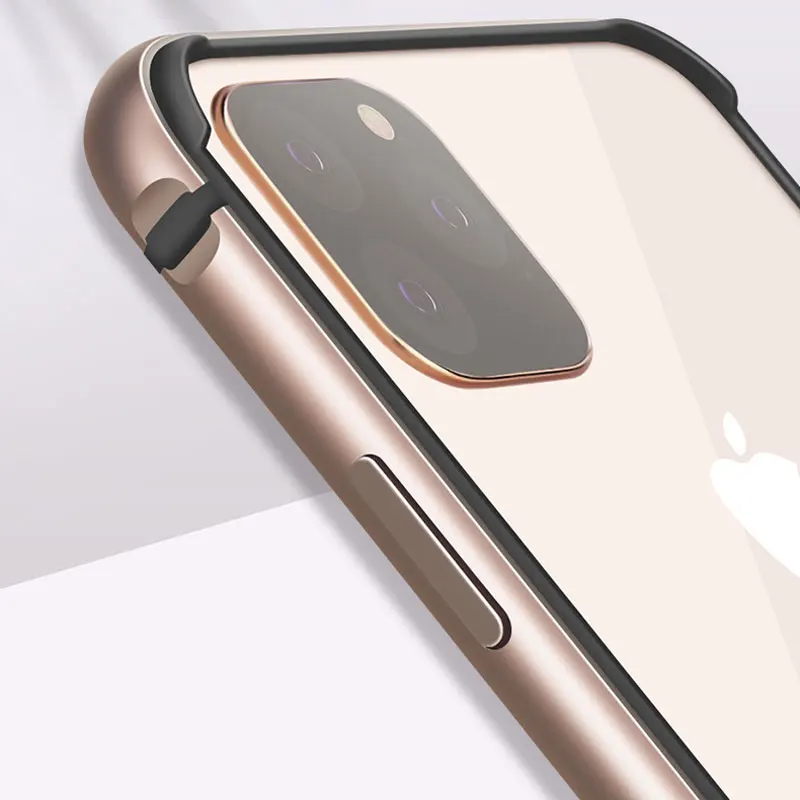 Lofter Solid Rubber Aluminum Metal Bumper Case For iPhone 11 Pro Max/11/11 Luxury Hard Frame Cover | Мобильные телефоны и