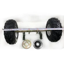 GO KART картинг детская коляска ATV UTV 65 см задняя ось 428 звездочки тормозной диск с 6 дюймов колеса шины