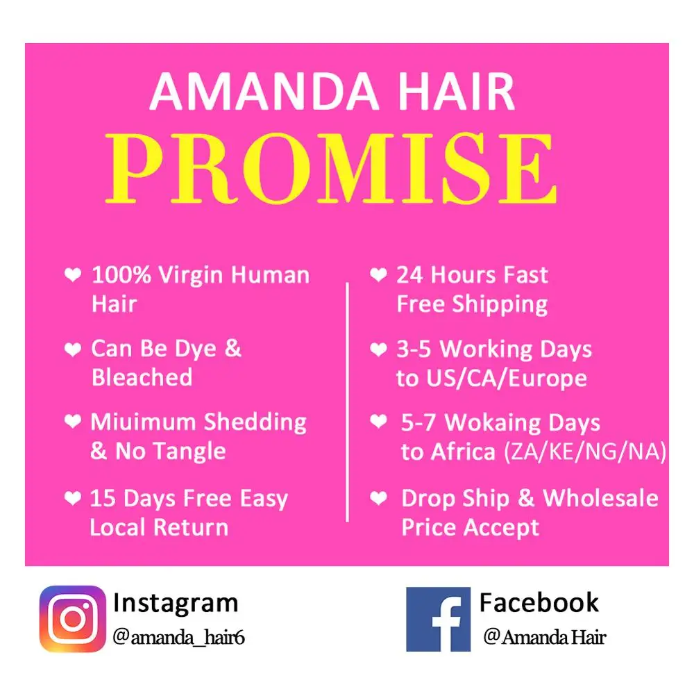Amanda Deep Wave Brazilian Virgin Hair Bundles 10-30" Virgin Huamn Hair Weave Bundles Natural Color Can Bleached To #613