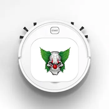 

1800Pa Multifunctional Smart Floor Cleaner,3-In-1 Auto Rechargeable Smart Sweeping Robot Vacuum Cleaner Strong Skull Clown