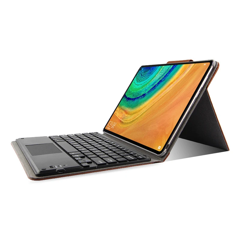 США Bluetooth клавиатура для huawei MatePad Pro 10,8 дюймов чехол для планшета Магнитная Съемная клавиатура из искусственной кожи флип-чехол с подставкой