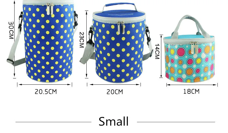 Утолщенный Ланч-бокс изоляционный мешок Bento bag YC374 20X20X23 см