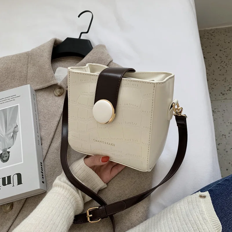 

2020 New Luxury Handbags Women Bags Designer Big Button Shoulder Bag Womens PU Ladies Hand Bags Bolsos Mujer Bags For Women