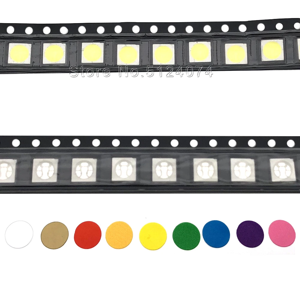 1000 шт./катушка светодиодный 5050 smd-фильтр теплый белый/холодный