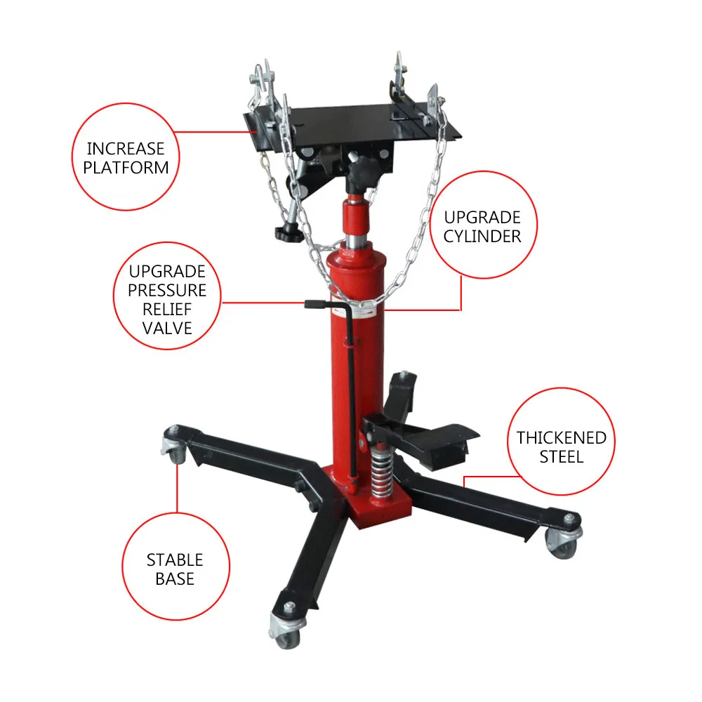 Gearbox Bracket wave box top Auto repair support jack Engine high roof Auto Tools High level carrier 0.6 t single/double plunger