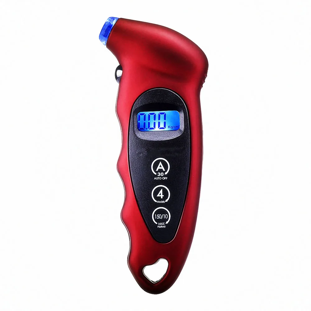 

New Digital Car Tire Tyre Air Pressure Gauge LCD Display Meter Manometer Barometers Tester For Car Truck Motorcycle Bike dfdf