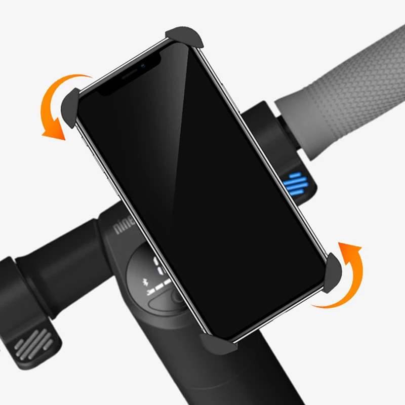 Ninebot Handlebar Phone Holder for Electric Scooter M365 Motorcycle Bike Ninebot ES2 ES4 Kickscooter 360 Rotation