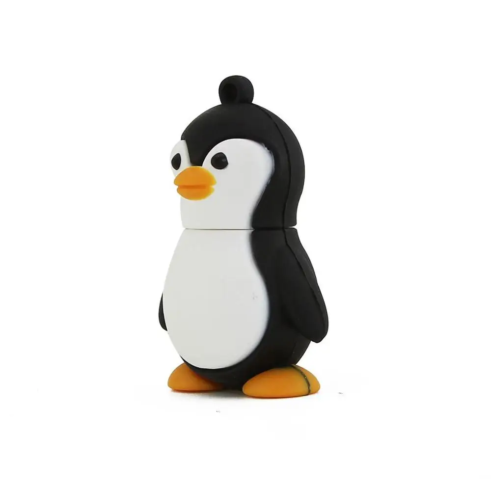 Флеш-накопитель USB 128GB penguin style, Высококачественная ручка-накопитель, 64gb memory stick, прекрасный подарок на Рождество