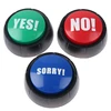 Respond to phone Bullshit Buttons Maybe No Sorry Yes Sound Button Toys Home Office Party Funny Gag Toy For Kids Adult Toy Gifts 1