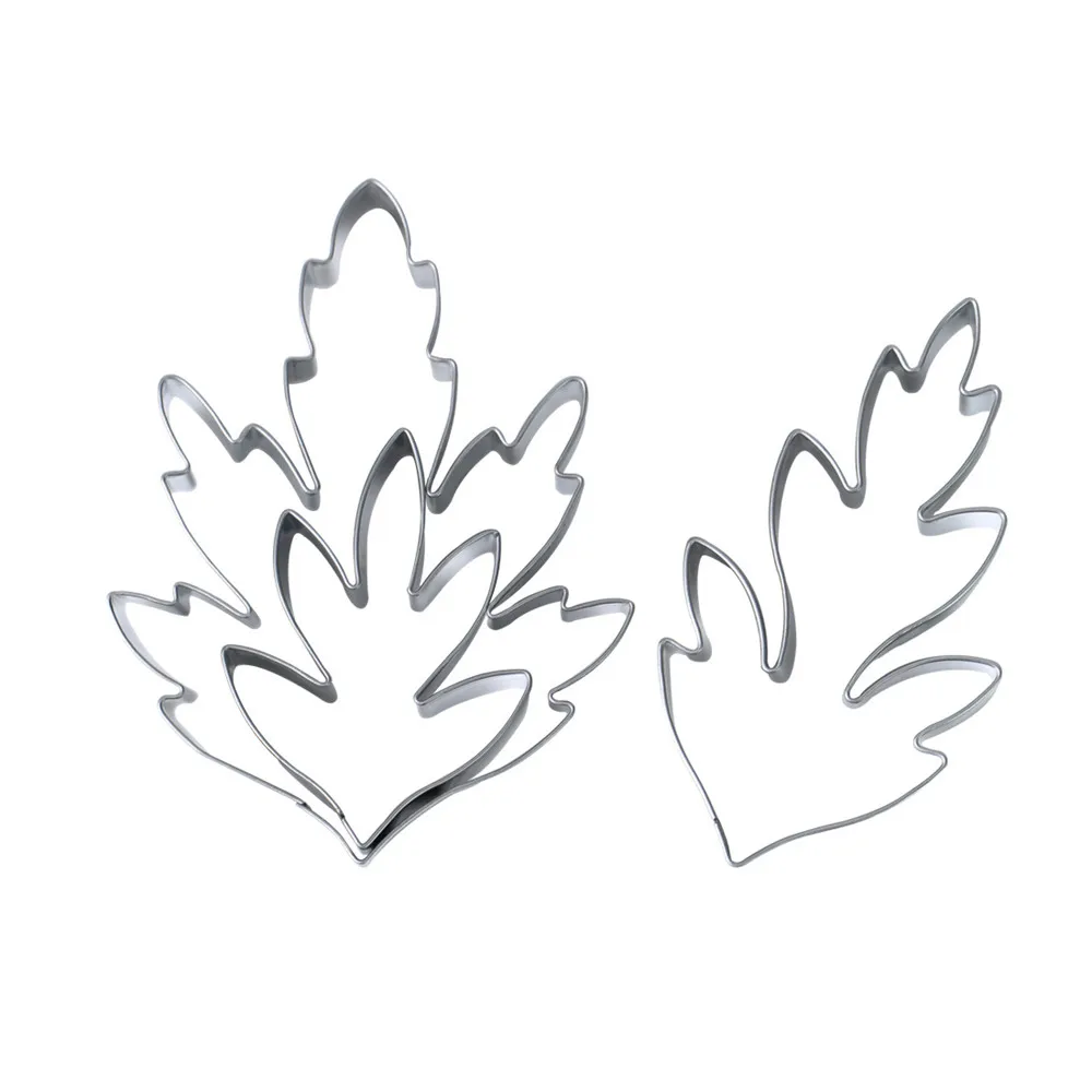 Форма для печенья полимерной глины форма резки больших пионов в виде листьев