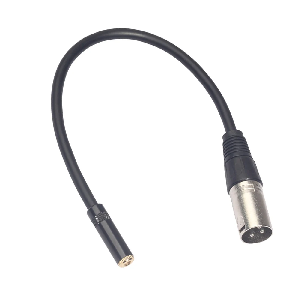 3 5 мм/RCA к XLR аудио кабель провод для усилителя микрофона Динамик 30 см/0.98ft|Детали и