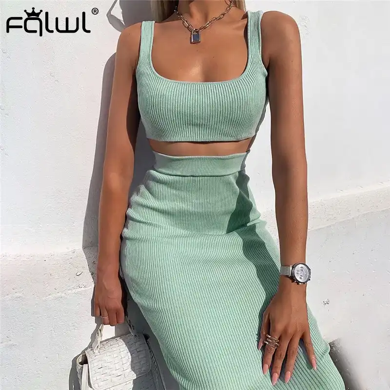 ribbed maxi bodycon dress
