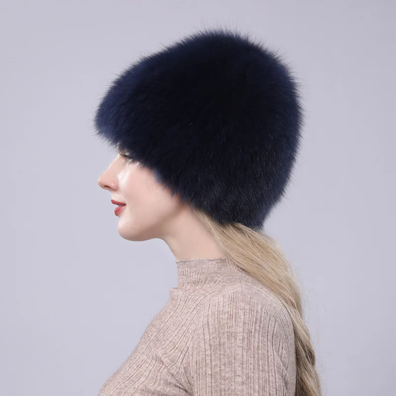 Новинка,, женская зимняя шапка с лисой, шапка-ведро, женская шапка, Sombrero Mujer, Модный женский берет для отдыха