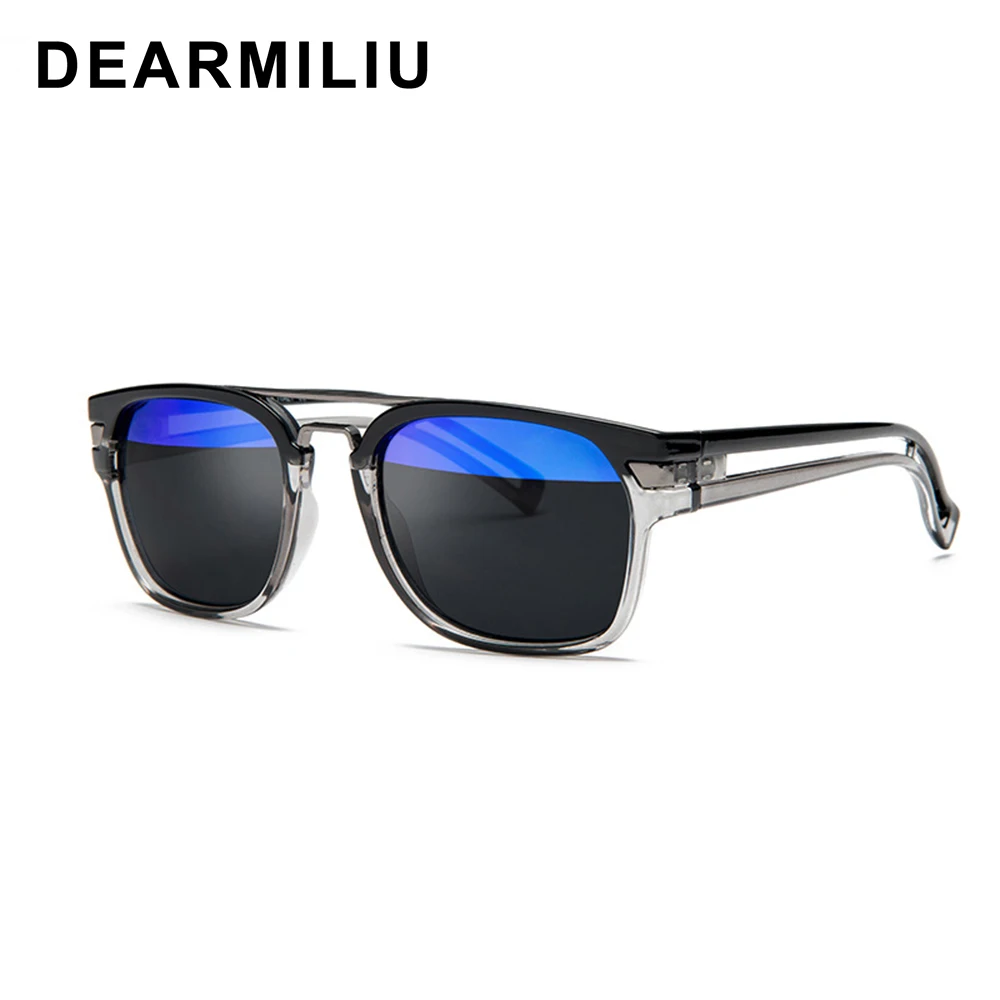 DEARMILIU, новинка, унисекс, двухцветные солнцезащитные очки, UV400, высокое качество, для рыбалки, вождения, солнцезащитные очки, спортивные, gafas de sol, роскошный бренд