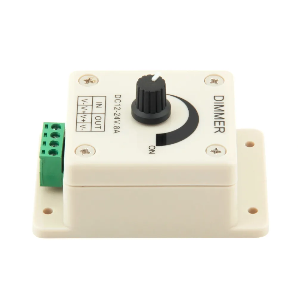 12V 8A PIR Sensor LED Strip Light lamps Switch Dimmer Brightness Controller
