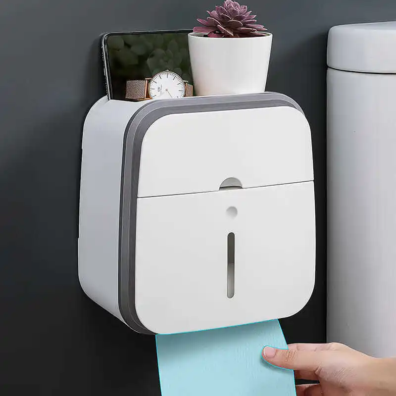

Toilet paper holder Toilet paper extractor box Waterproof paper towel holder toilet paper box