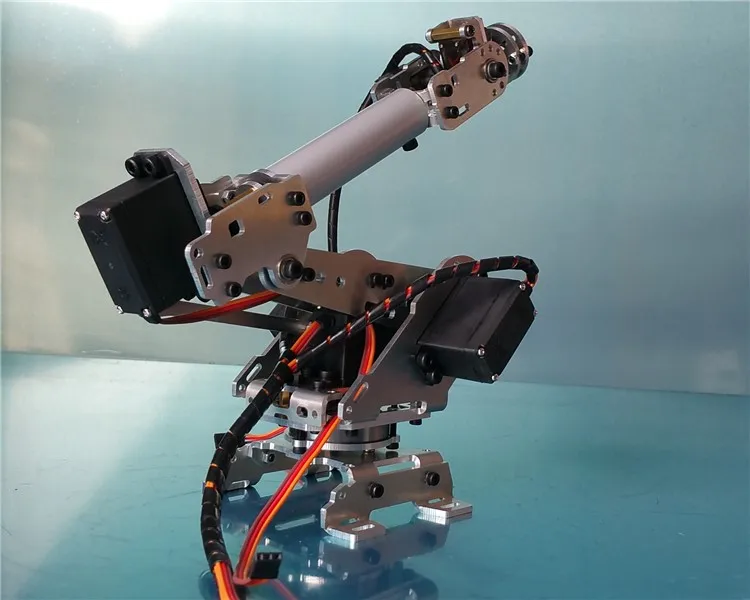 Metal Robotic arm 6DOF manipulator with 6pcs Servo abb industrial robot six-axis robot,DIY Toy robot tank smart car Arduino