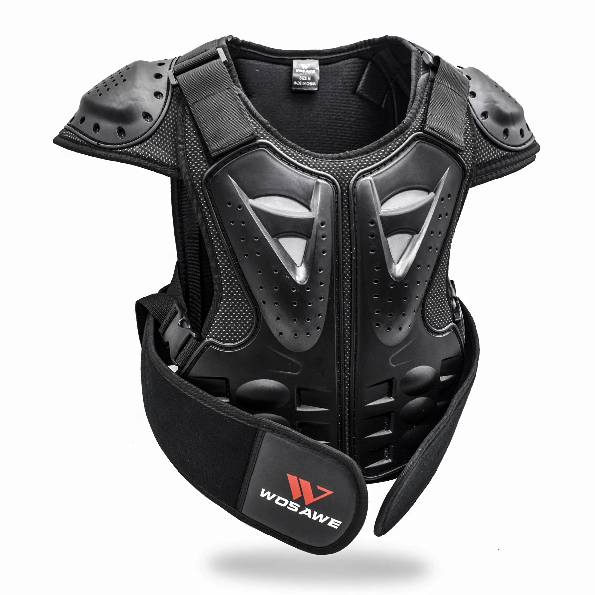 WOSAWE Kids Motorcycle Children Armor Vest Back Protection Motorbike Chest Back Protector Motocross Racing Vest Protective Gear