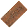 Men's Wallets Alligators carteras Thin mens wallet PU leather clutch made of Crocodile Pattern Long purse portafoglio uomo ► Photo 3/6