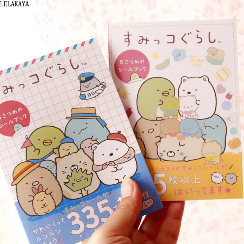 335 шт. милые аниме Sumikko Gurashi уголки био мультфильм декоративные этикетки наклейки
