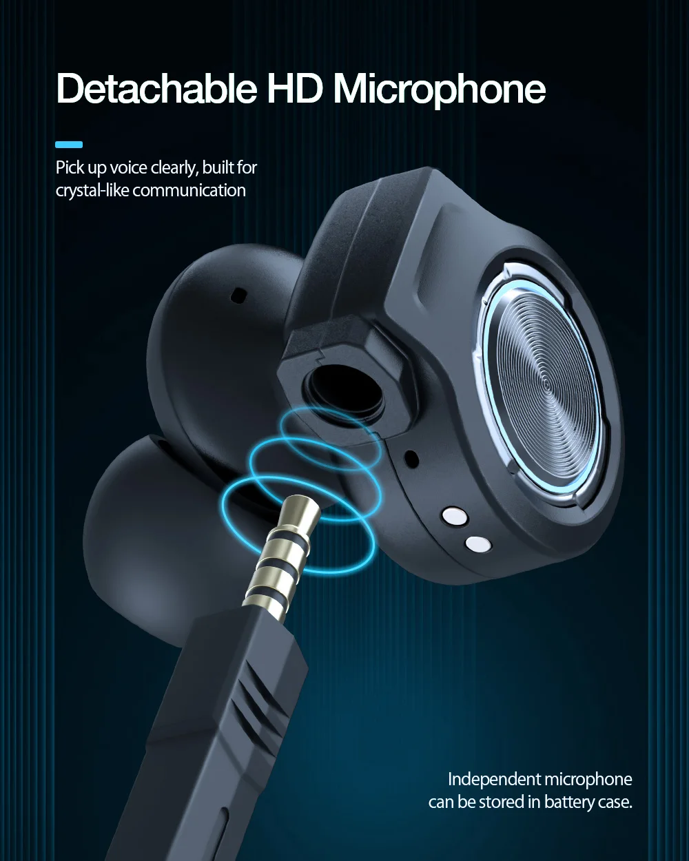 Blitzwolf - BW-FLB3 Gaming TWS Bluetooth V5.0 Earphone description image 3