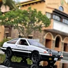 1:20 Movie Car INITIAL D Toyota AE86 Alloy Car Model Diecast & Toy Vehicles Metal Car Model Simulation Sound Light Kids Toy Gift 1