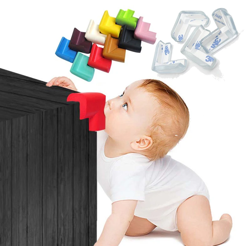 

8PCS Baby Safety Silicone Corner Protector Children Anticollision Edge Edge Protection Cover &Child Safety Corner Guards