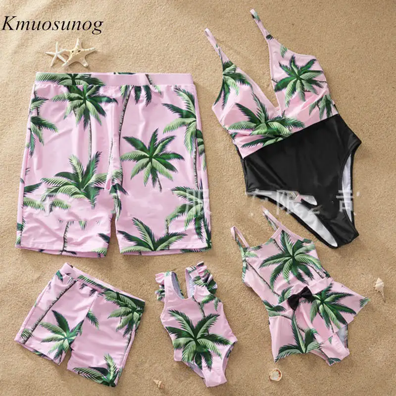 C0387 Color 6 Одинаковые купальники для всей семьи, летний купальный костюм в синюю полоску для мамы и дочки, купальные комплекты бикини, шорты для пляжа, для мужчин и мальчиков, C0387 - Цвет: C0387 Color 6