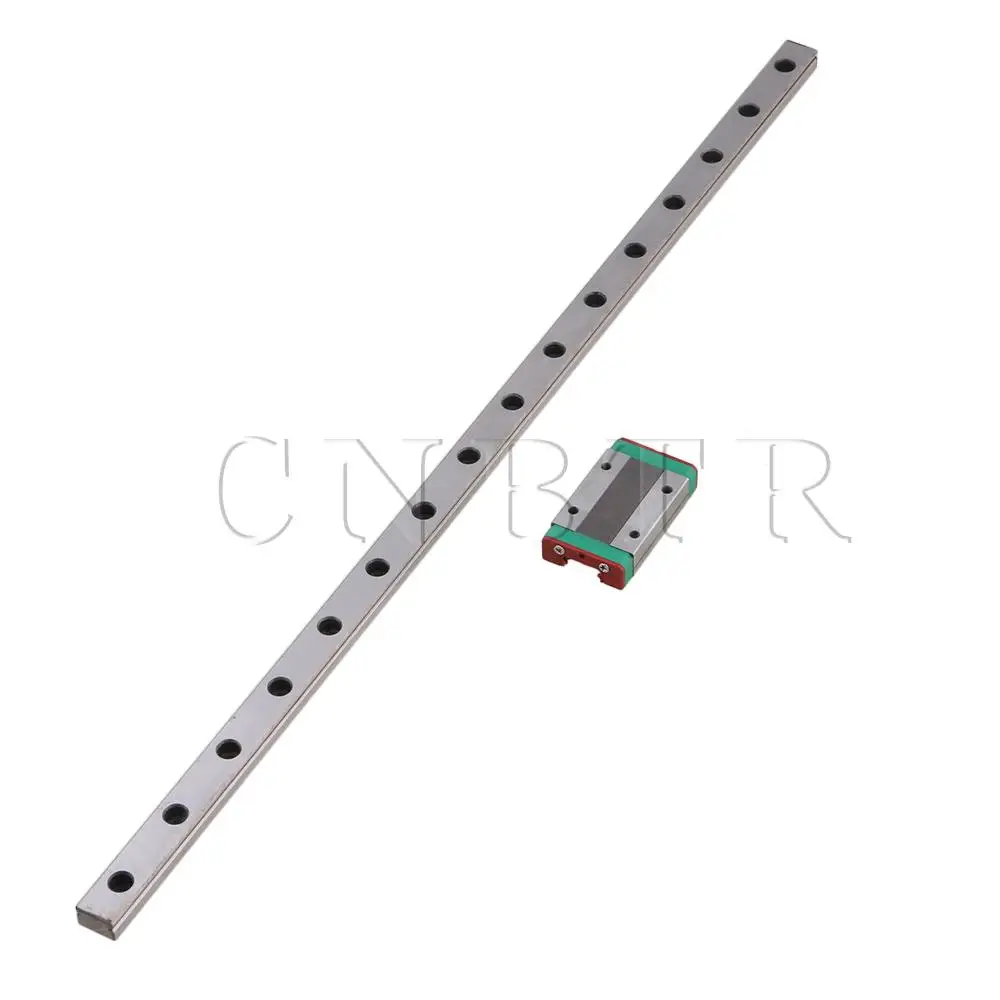 

CNBTR 40cm Silver MGN12 Linear Bearing Slide Rail with Extension Sliding Block
