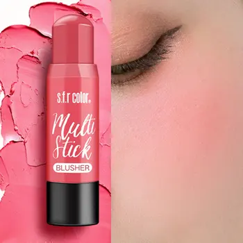 

3 Colors Blush Stick Face Makeup Shimmer Contour Cheek Multipurpose Long lasting Blusher Brighten Make Up Cosmetics