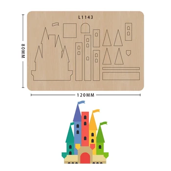 

SMVAUON 2020 fun DIY castle craft new knife mold die cut Scrapbook handmade crafts making decor supplies dies template