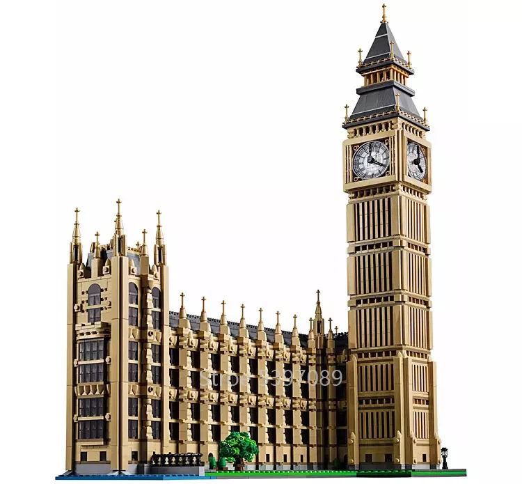 В наличии строительные блоки 17005 совместимые с Legoinglys Creator Big Ben 10253 игрушки подарки