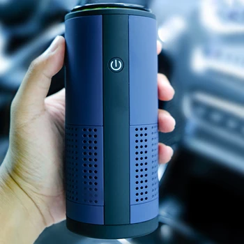 

Air Purifier Diffuser USB Charging Portable Home Bedroom Aromatherapy Purifier Car Air Purifier For Pets Baby Bule White