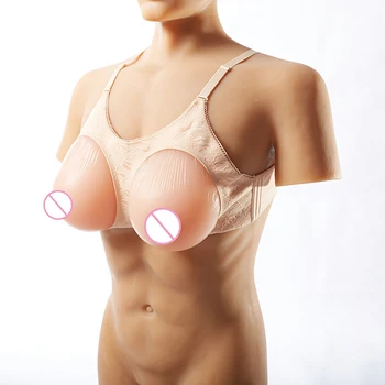 

Dressing One-piece Bra Set Breast Milk Top Quality E Cup Realistic Silicone Breast Forms Artificial Boobs Enhancer Crossdresser