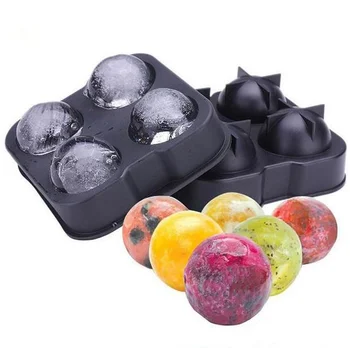 

Whiskey Ice Cube Ball Maker Mold Mould Brick Round Bar Accessiories High Quality Random Color Ice Mold Kitchen Tools