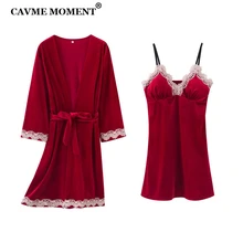 Велюровый Халат для женщин, кимоно невесты, Заказные буквы, сексуальное кружевное платье на тонких бретелях размера плюс