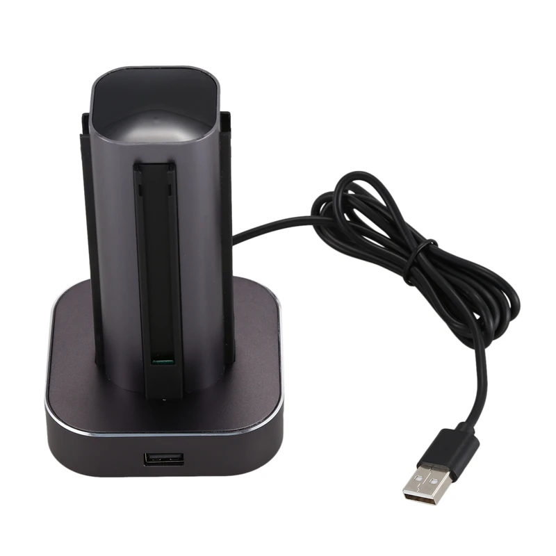 4 в 1 Usb зарядная станция Держатель для Kind переключатель Ns Joy-Con ручка контроллер геймпад Led Зарядное устройство Подставка держатель-серебристый Gra