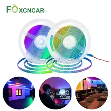 12В Светодиодная лента Водонепроницаемая подсветка для кухонного шкафа SMD2835 Luces светодиодный Decoracion Dormitorio tv PC подсветка ночника