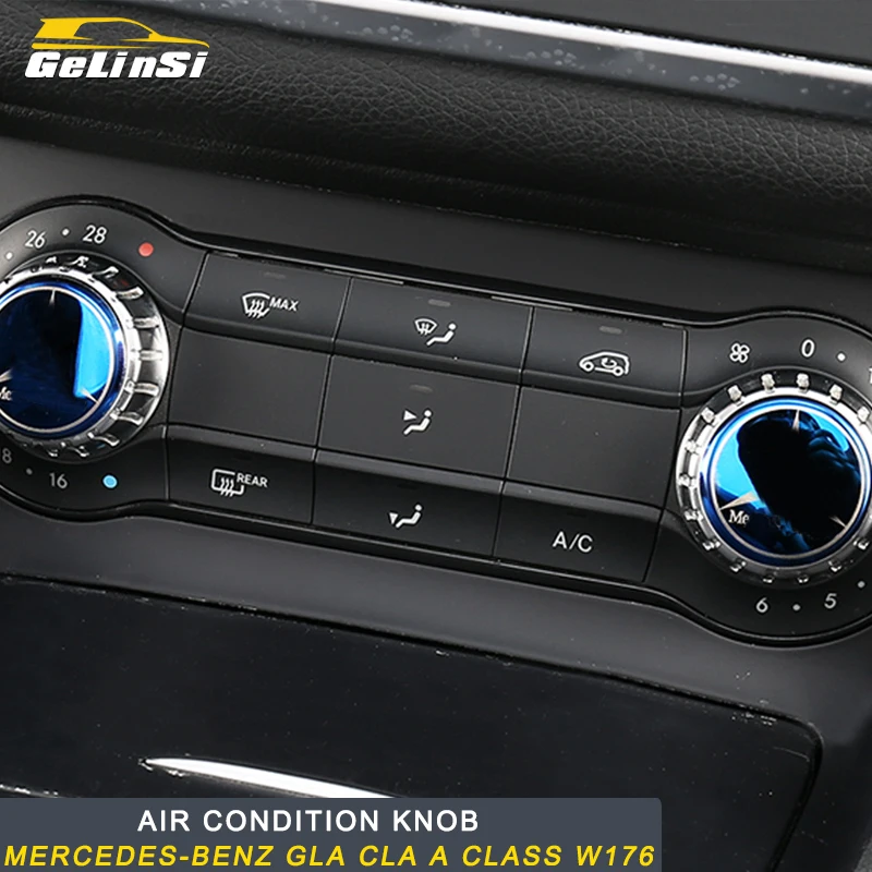 Для Mercedes Benz A Class GLA CLA W176 авто кондиционер ручка рамка накладка наклейка аксессуары