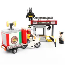 Новое прибытие 07057 Бэтмен пусковой Специальный доставка человек-летучая мышь строительные блоки игрушки для детей, подарки Бэтмен фильм