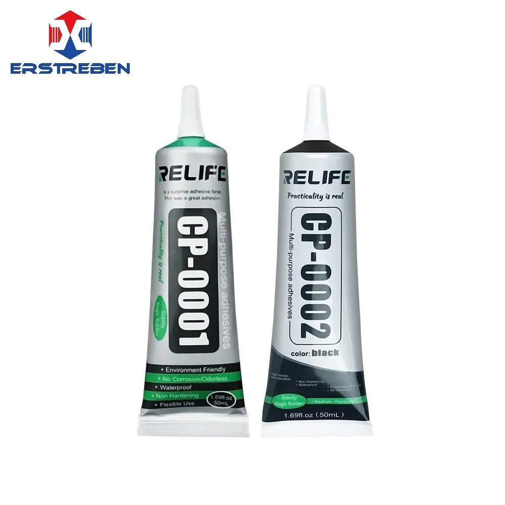 RELIFE 50ml Mobile Phone Frame Repair LCD Screen Glass Glue CP-0001 Transparent CP-0002 Black Diamond Jewelry DIY | Инструменты