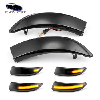 

2pcs led dynamic rearview mirror turn signal indicator lights lamp for Ford Fiesta MK7 Kuga B-Max car accessory