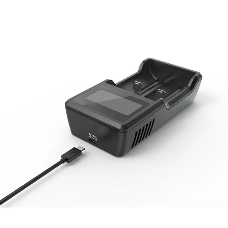 1PC XTAR VC2 USB with LCD Display Plastic Safe Effective Durable Lithium Battery Charger for 3.6/3.7V Li-Ion 1PC XTAR VC2 USB with LCD Display Plastic Safe Effective Durable Lithium Battery Charger for 3.6/3.7V Li-Ion
