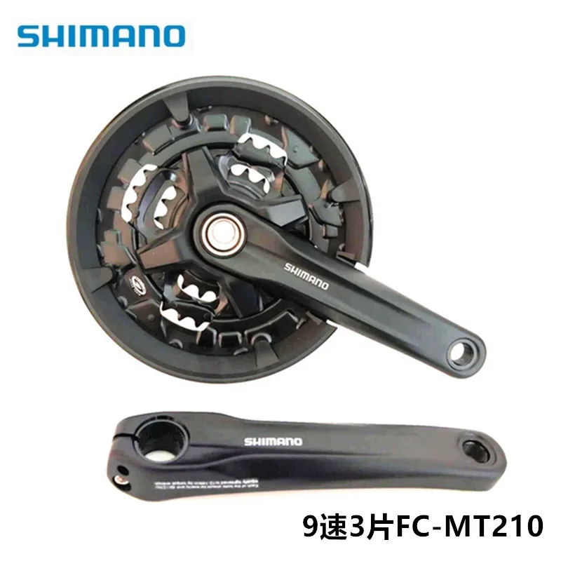

Bicycle Sprocket Mountain Bicycle Crank Aluminium Alloy 9-Speed Positioning Hallow One-piece Bicycle Crankset Chainring